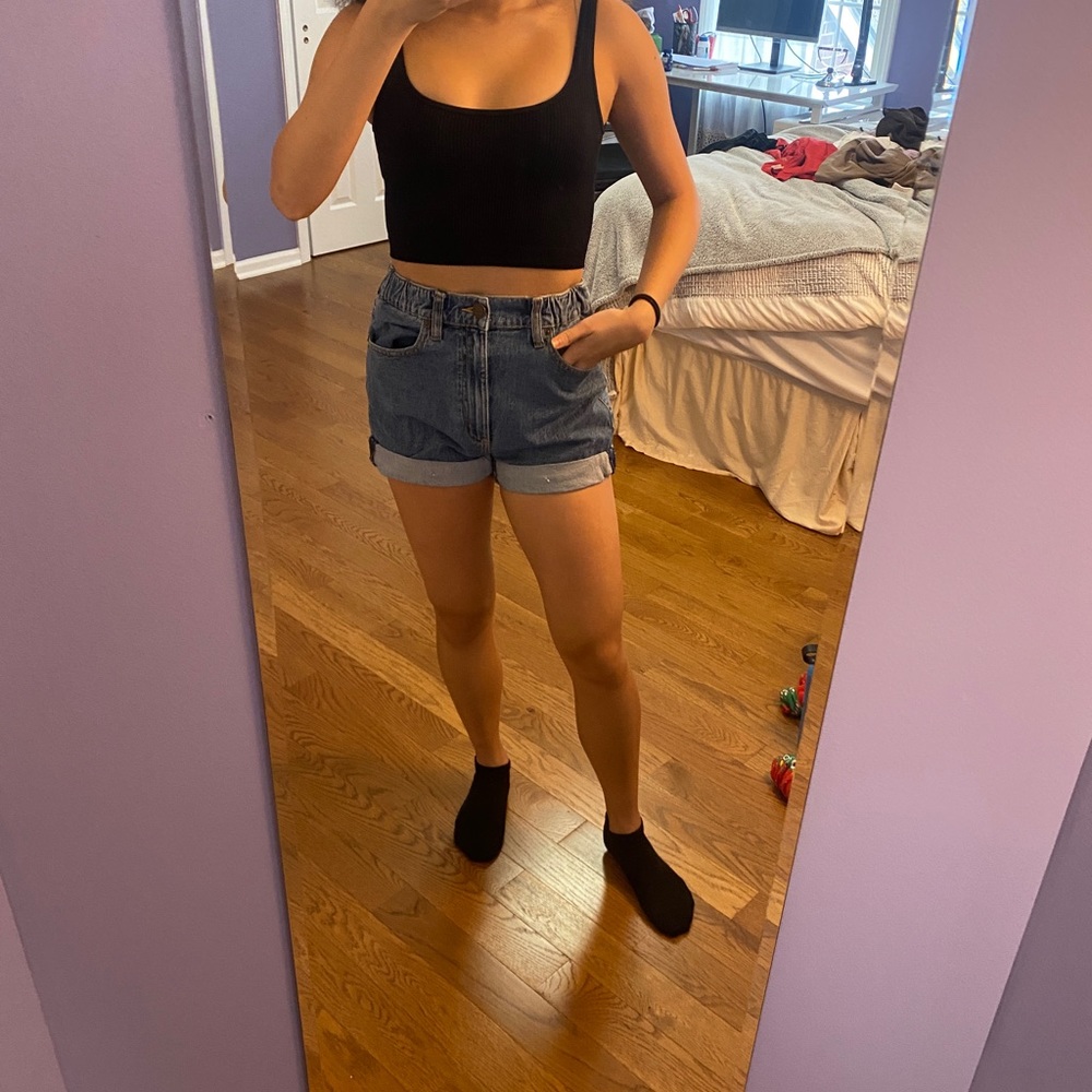 NWOT garage denim high waisted shorts